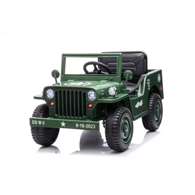 LEAN CARS akkuauto JH-103 Army Green 4x4