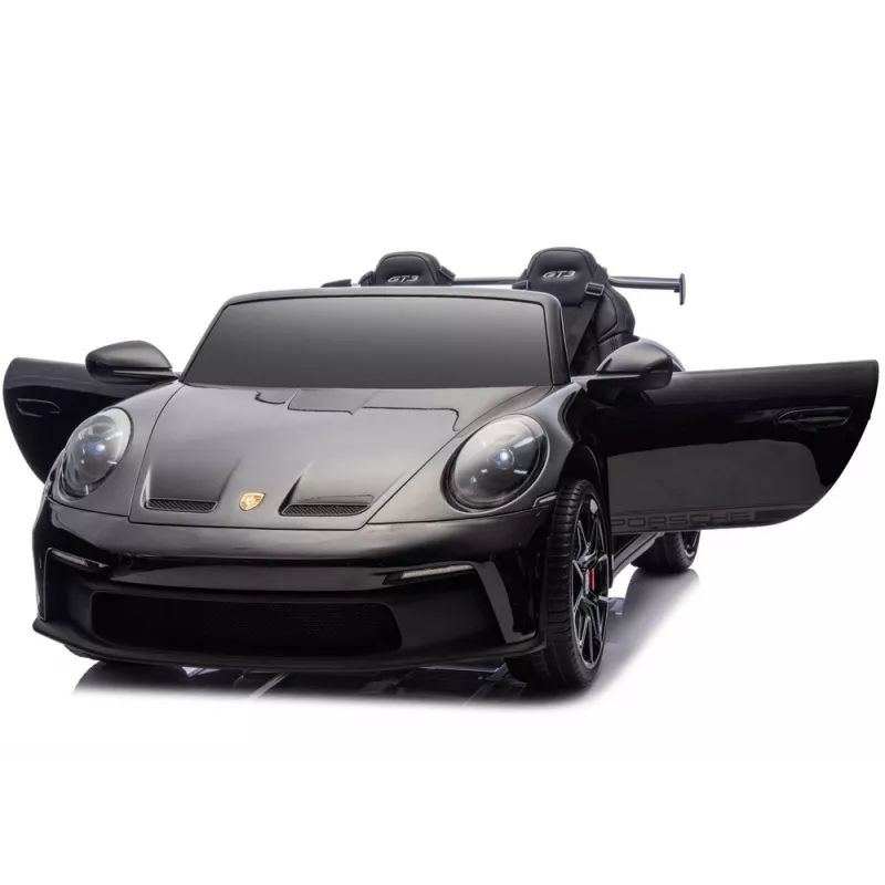 LEAN CARS akkukäyttöinen auto DK-P911 Porsche GT3 musta maalattu