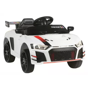 LEAN CARS Akkukäyttöinen ajoneuvo 915 valkoinen
