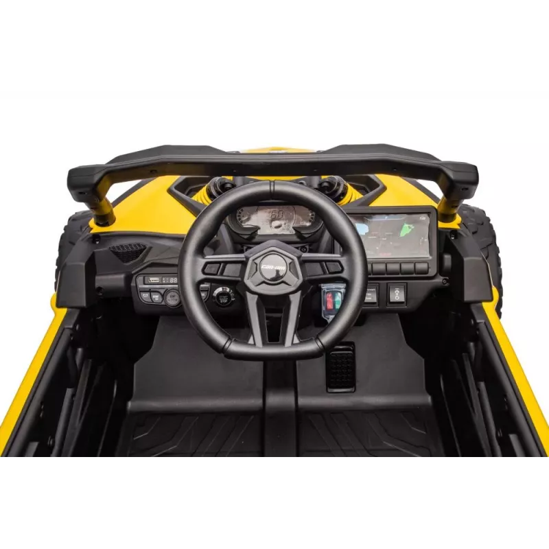 LEAN CARS Akkukäyttöinen buggy Can-am DK-CA003 keltainen