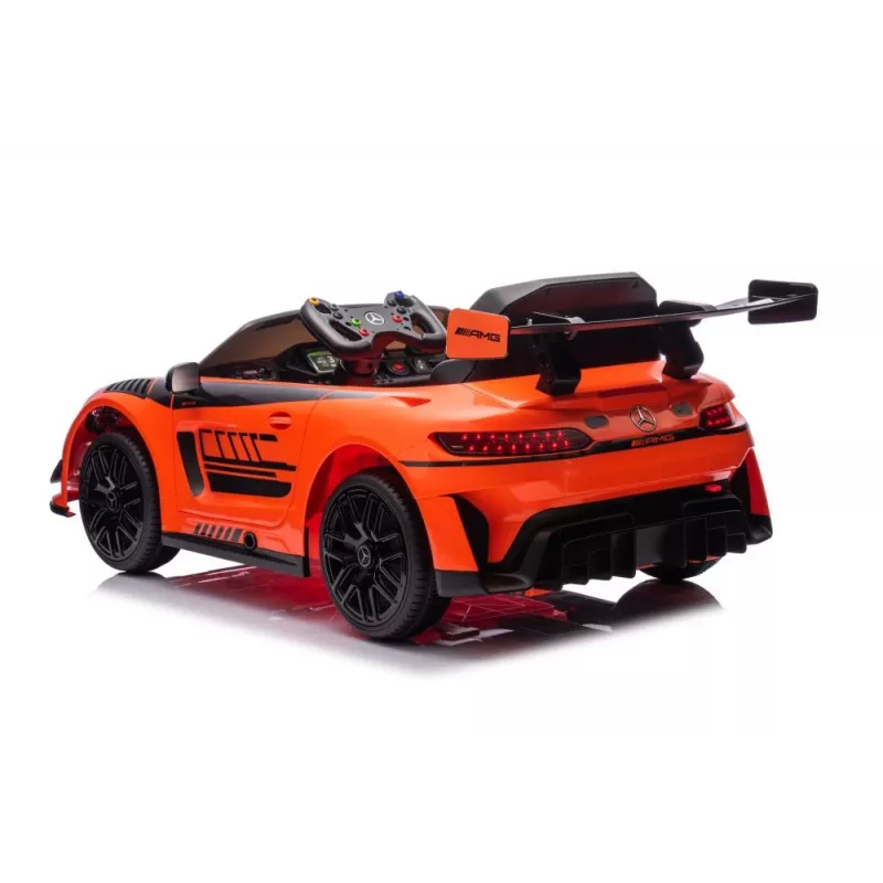 LEAN CARS Akkukäyttöinen auto Mercedes AMG GT3 oranssi