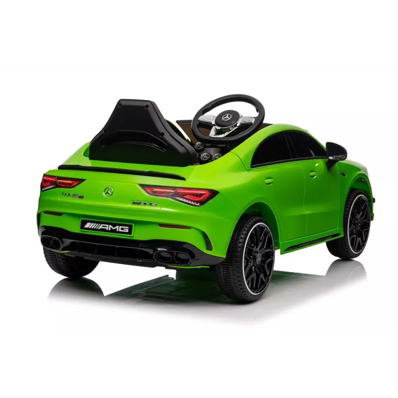 LEAN CARS Akkukäyttöinen auto Mercedes CLA 45s AMG vihreä 4x4