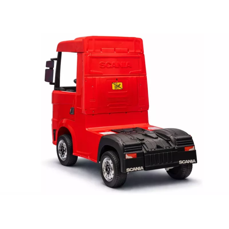 LEAN CARS Akkukäyttöinen auto Scania 500R HL698 punainen 4x4