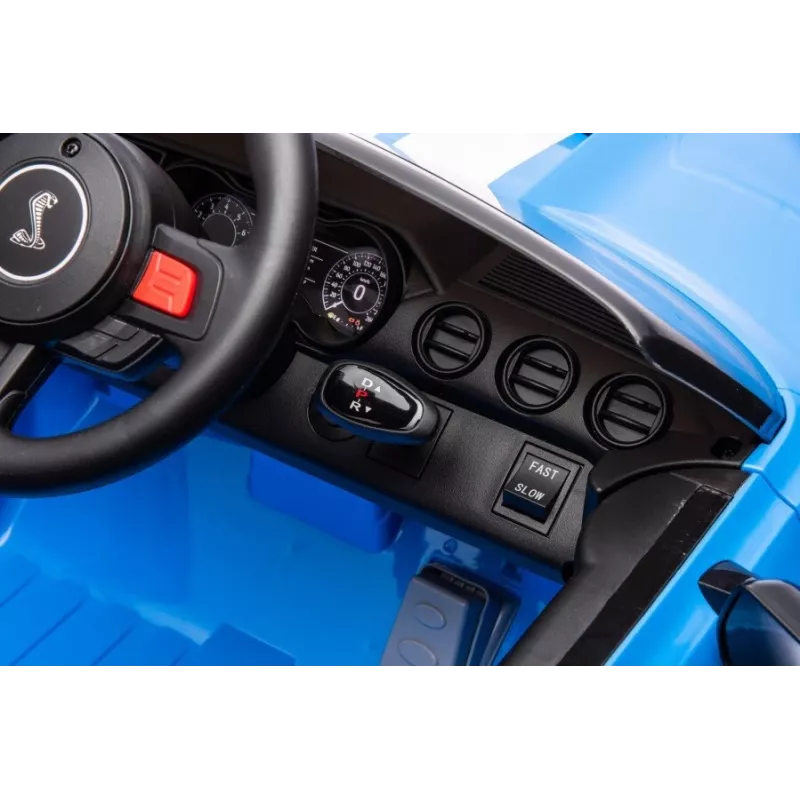 LEAN CARS Akkukäyttöinen ajoneuvo Ford Mustang GT500 Shelby sininen