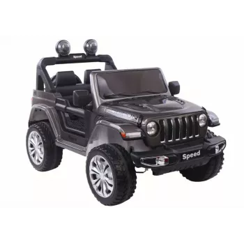 LEAN CARS Akkuajoneuvo FT-938 musta lakattu 4x4