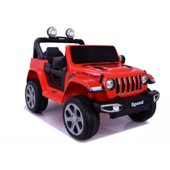 LEAN CARS Akkuajoneuvo FT-938 punainen 4x4