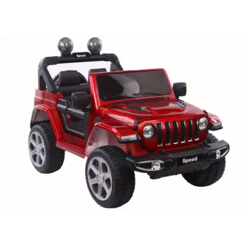LEAN CARS Akkuajoneuvo FT-938 punainen maalattu 4x4