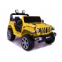 LEAN CARS Akkuajoneuvo FT-938 keltainen maalattu 4x4