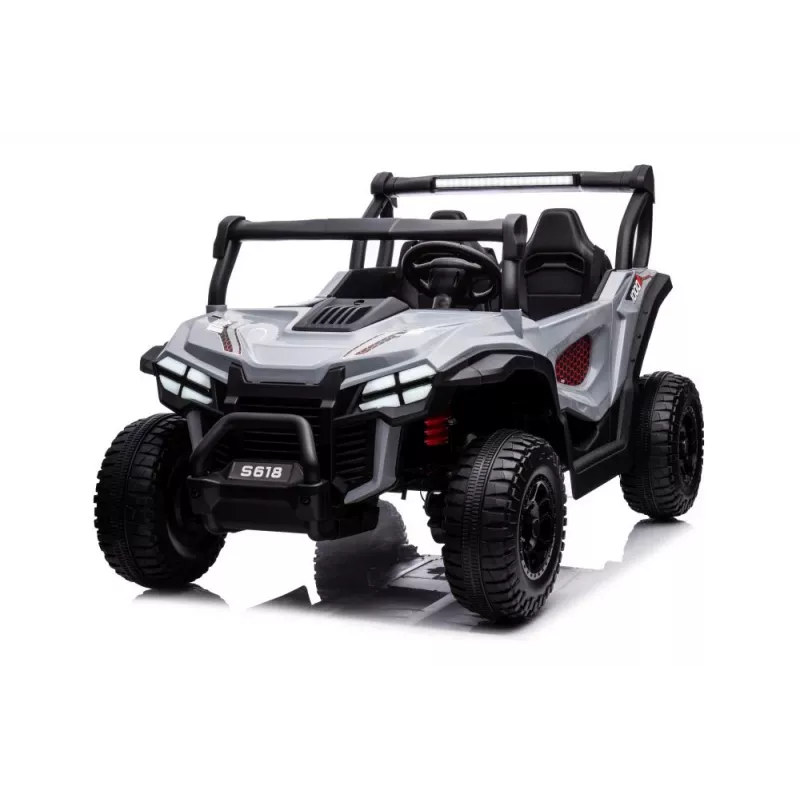 LEAN CARS akkuauto S618 harmaa 4x4
