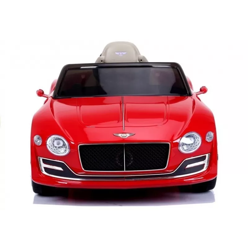 LEAN CARS Bentley Continental GT 12V sähköinen lastenauto - punainen maalattu
