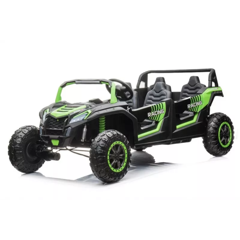 LEAN CARS sähköajoneuvo buggy A033 4x4 24V vihreä