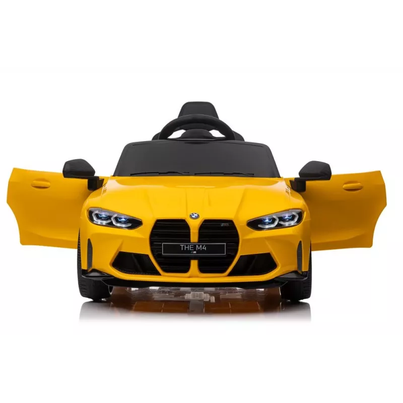 LEAN CARS sähköinen lastenauto BMW M4 keltainen