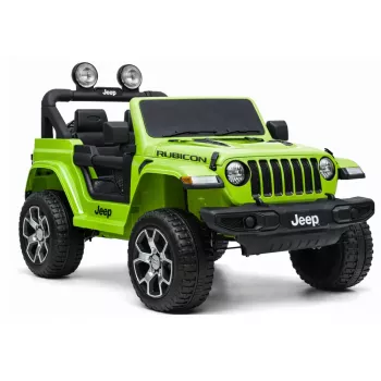 LEAN CARS sähköinen ajoneuvo Jeep Rubicon 4x4 vihreä