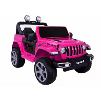 LEAN CARS FT-938 vaaleanpunainen maalattu 4x4 akkuajoneuvo