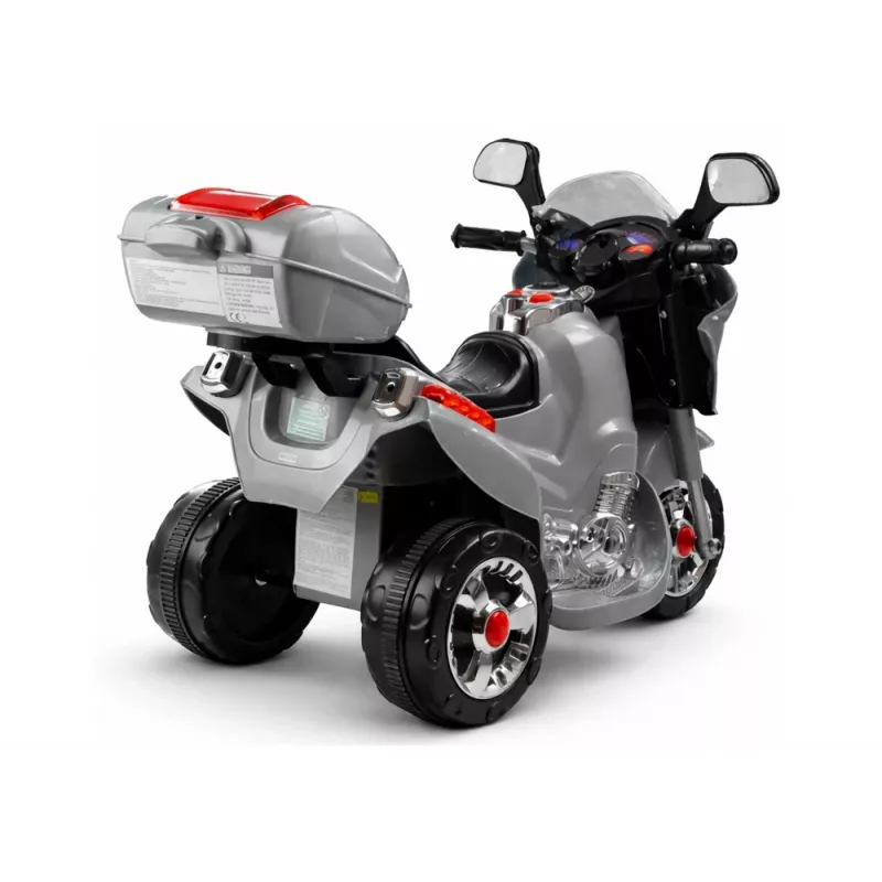 LEAN CARS HC8051 harmaa sähköinen lasten moottoripyörä