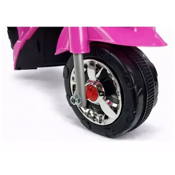 LEAN CARS HC8051 vaaleanpunainen sähköinen ajettava moottoripyörä
