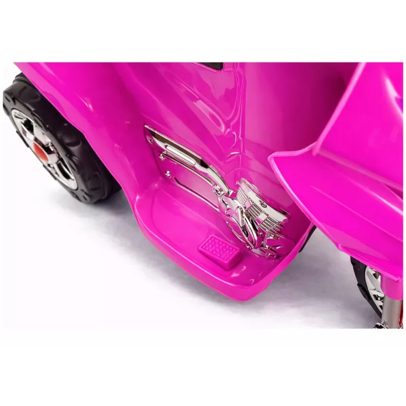 LEAN CARS HC8051 vaaleanpunainen sähköinen ajettava moottoripyörä