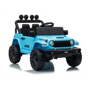 LEAN CARS Jeep Rubicon DK-JWR558 24V vaaleansininen akkukäyttöinen lastenajoneuvo vanhempien kaukosäätimellä