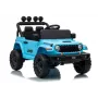 LEAN CARS Jeep Rubicon DK-JWR558 24V vaaleansininen akkukäyttöinen lastenajoneuvo vanhempien kaukosäätimellä