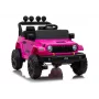 LEAN CARS Jeep Rubicon DK-JWR558 24V pinkki akkukäyttöinen ajoneuvo
