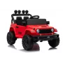 LEAN CARS Jeep Rubicon DK-JWR558 24V punainen akkukäyttöinen ajoneuvo