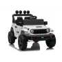LEAN CARS Jeep Rubicon DK-JWR558 24V valkoinen paristokäyttöinen lastenajoneuvo