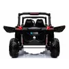 LEAN CARS Jeep XMX603 sähköinen lastenauto - musta MP3:lla