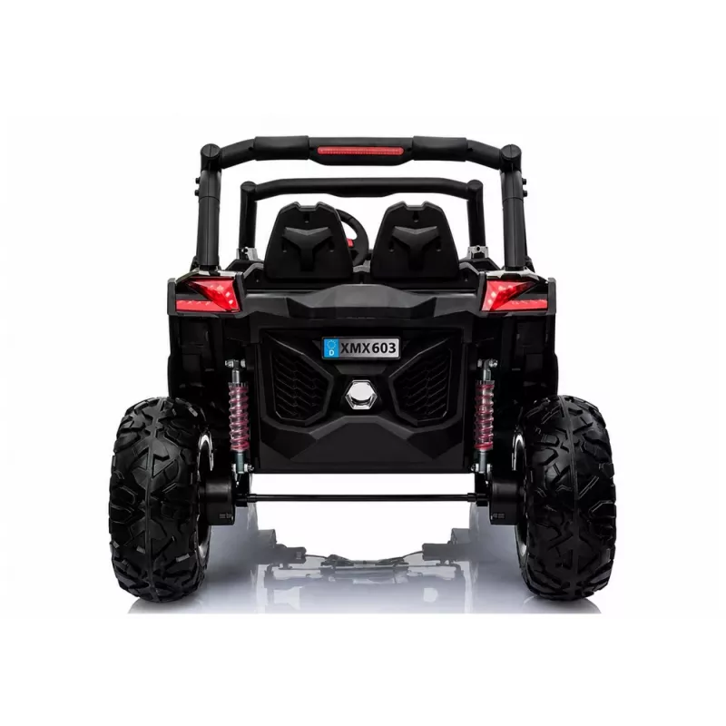 LEAN CARS Jeep XMX603 sähköinen lastenauto - musta MP4:llä