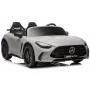 LEAN CARS Mercedes AMG DK-GT63 24V vaaleanharmaa akkukäyttöinen ajoneuvo