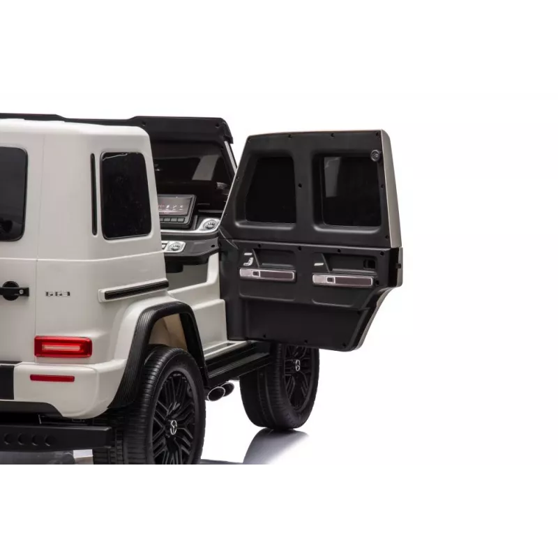 LEAN CARS Mercedes G63 XXL 24V akkuauto valkoinen