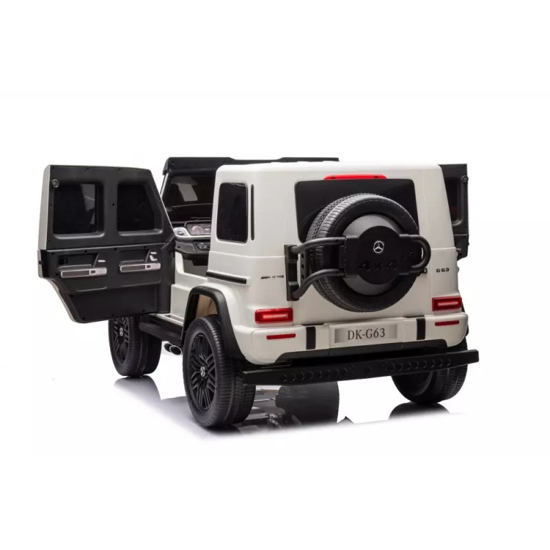 LEAN CARS Mercedes G63 XXL 24V akkuauto valkoinen