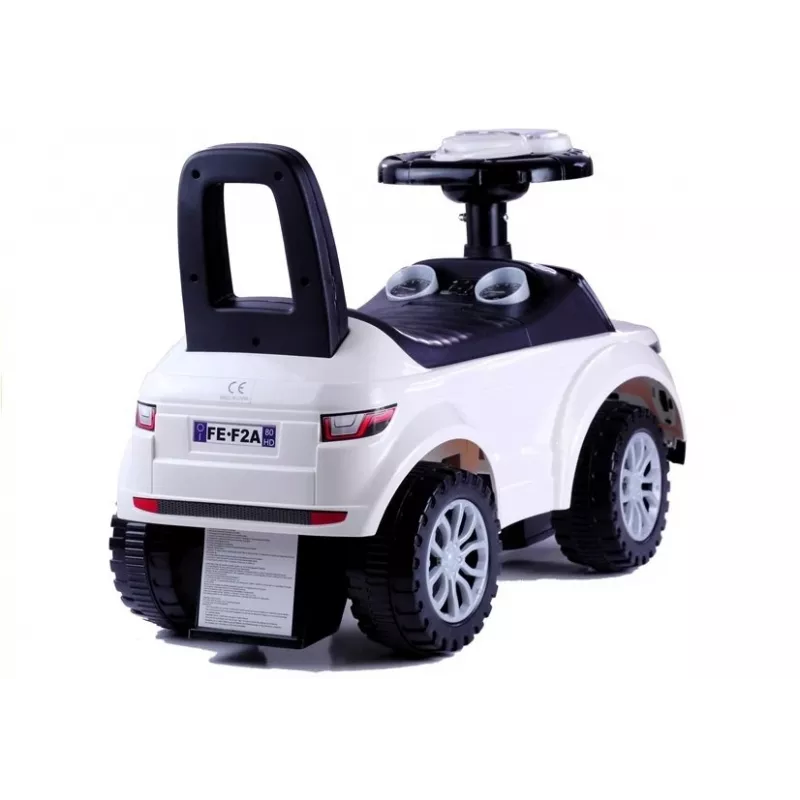 LEAN CARS Toddlers Ride On 613W valkoinen ääni valo