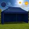 LEAN Express puutarhateltta catering-messupaviljonki Navy Blue 3x6 M
