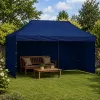 LEAN Express puutarhateltta catering-messupaviljonki Navy Blue 3x6 M