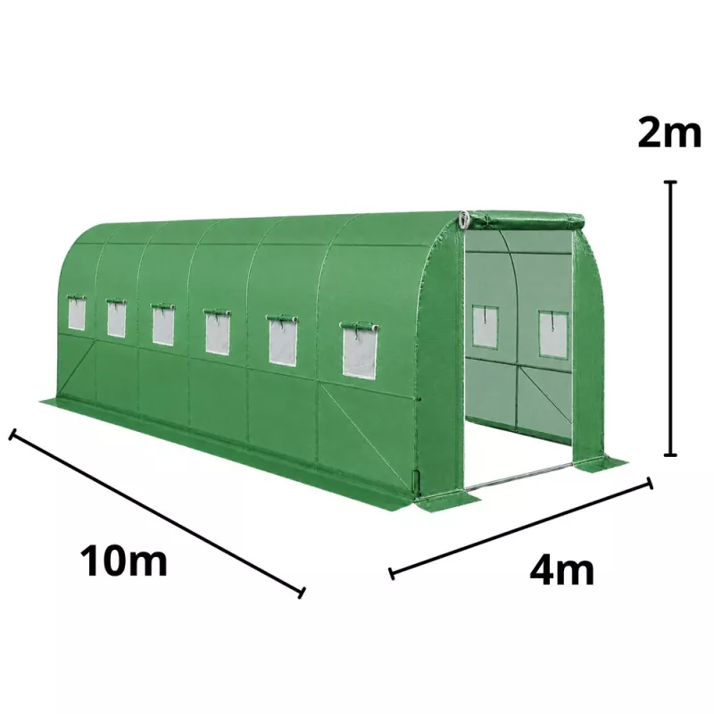LEAN Garden kasvutunnelikasvihuone PRO runko 25MM 10x4x2M 40M²