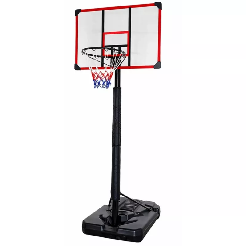 LEAN SPORT koripalloteline siirrettävä säädettävä jalusta 200-305 cm