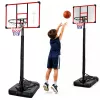 LEAN SPORT koripalloteline siirrettävä säädettävä jalusta 200-305 cm