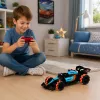 LEAN TOYS 1:14 4WD kauko-ohjattava stunt-auto 360° pyörityksellä ja LED-valoilla