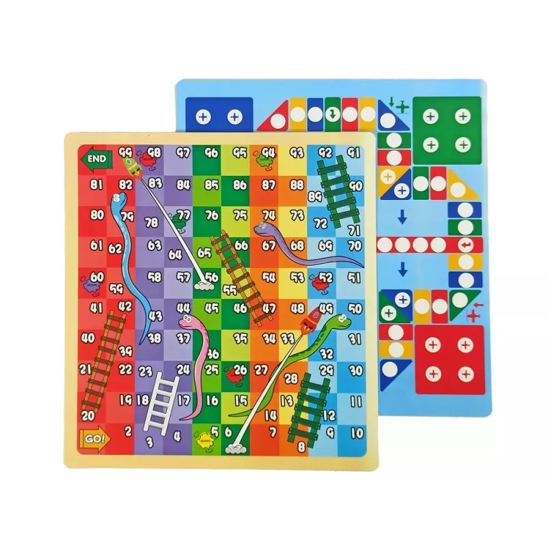 LEAN TOYS 3-in-1 magneettinen liitutaulu, sininen pelipöytä