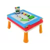 LEAN TOYS 3-in-1 magneettinen liitutaulu, sininen pelipöytä
