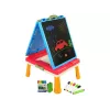 LEAN TOYS 3-in-1 magneettinen liitutaulu, sininen pelipöytä