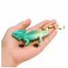 LEAN TOYS Agama-lisko purjevene kumihahmo venyvä realistinen 16 cm