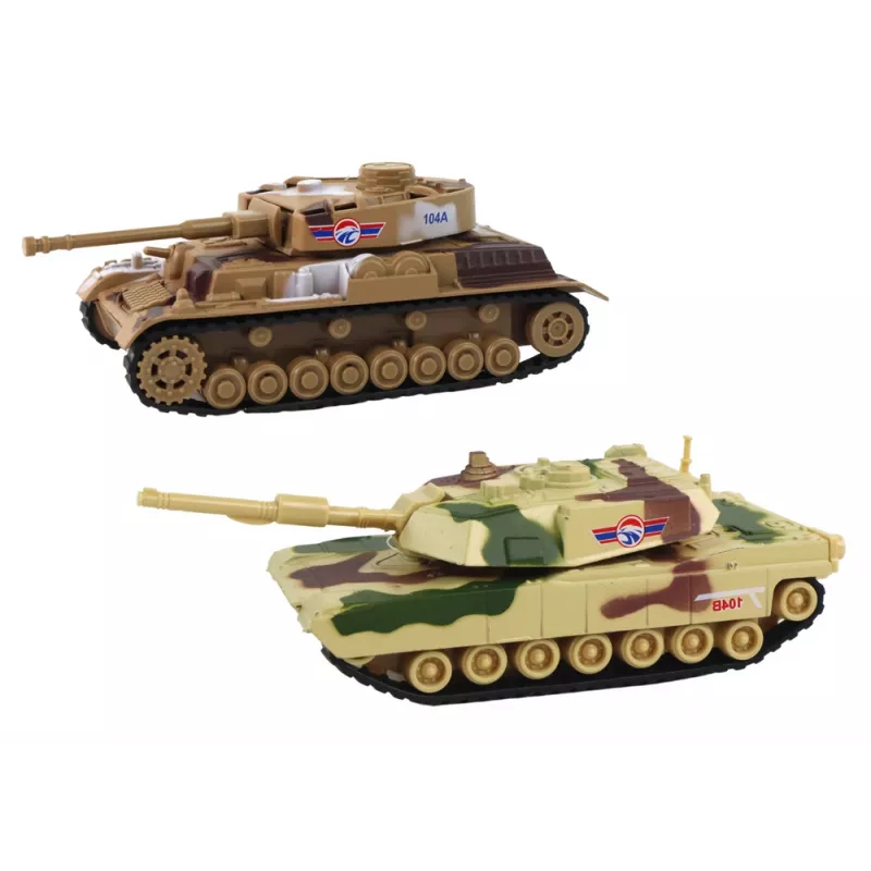 LEAN TOYS alumiininen panssarivaunu kitkavetoisena, eri värejä