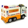 LEAN TOYS ambulanssi akkuauto valolla ja äänellä