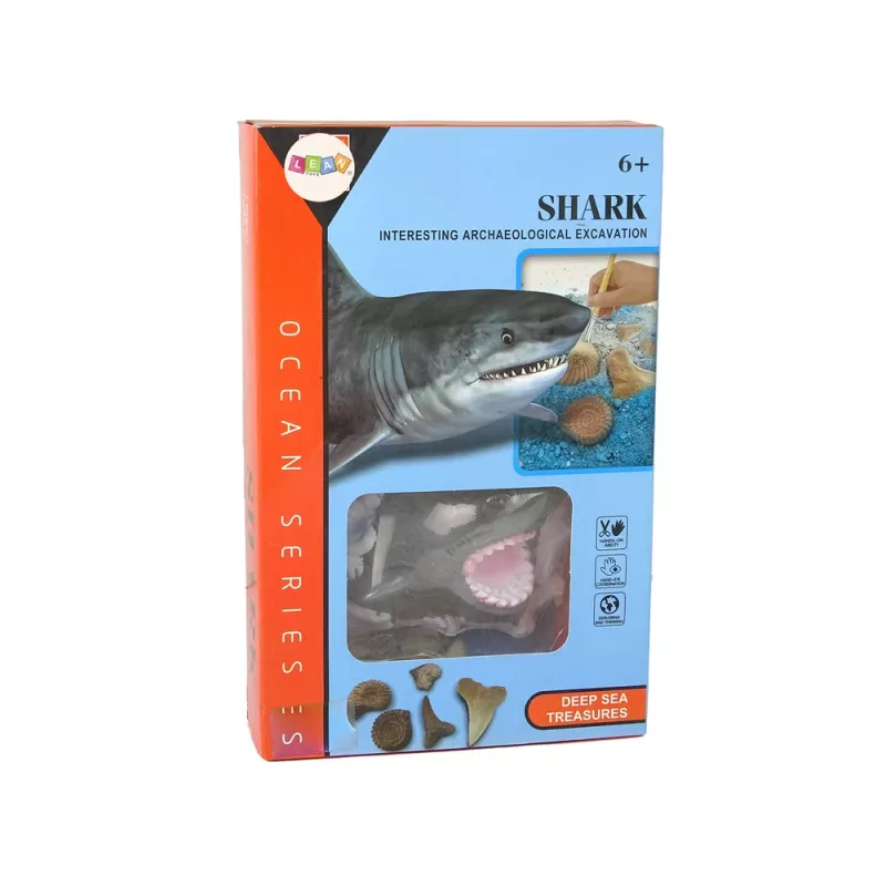 LEAN TOYS Ammonite Shark kaivaus opetussarja