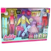 LEAN TOYS Anlily lasten nukke 4 urheilu hiihtotarvikkeet