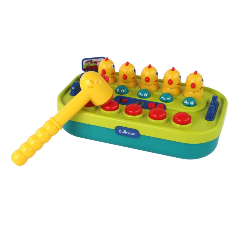 LEAN TOYS arcadepeli Whac-a-Mole kanat vasara valot äänet paristokäyttöinen