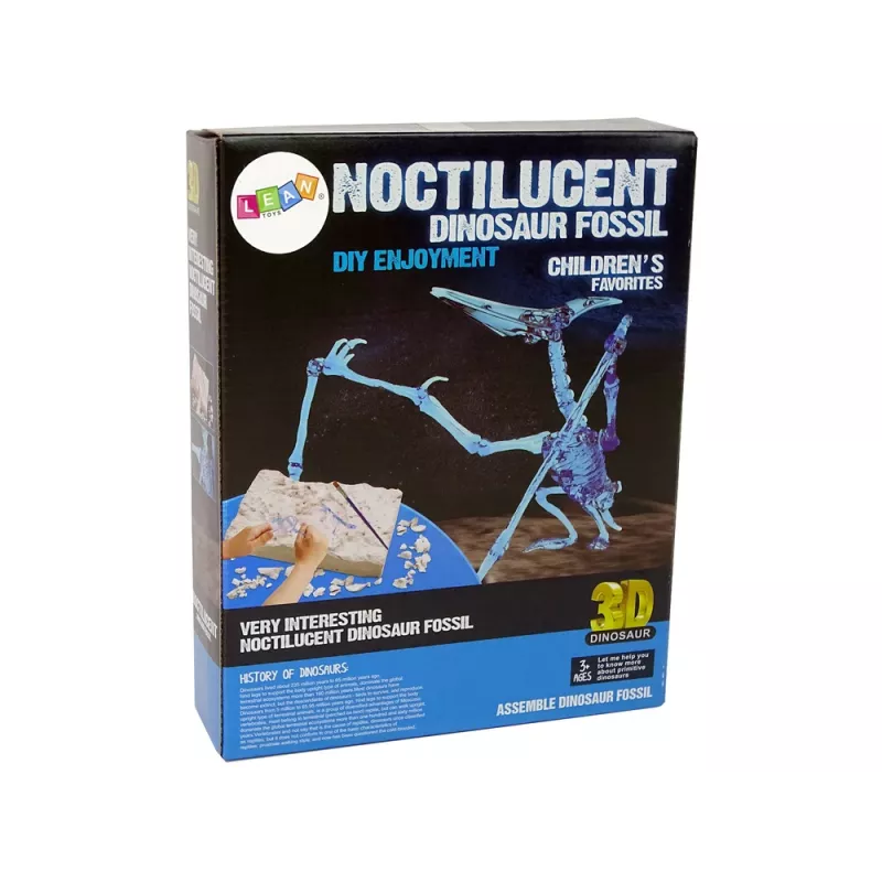 LEAN TOYS arkeologia kaivaussarja dinosauruksen luuranko Pteranodon 3D-hologrammi