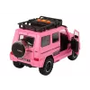 LEAN TOYS auto maastoauto vaaleanpunainen V12 turbiini