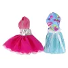 LEAN TOYS nukke Emily vauva tarvikkeet irrotettavat mekot